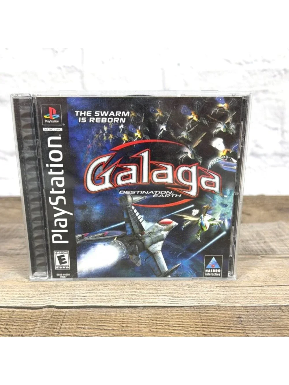 Vintage 2000 Retro Black Label Galaga Sony PlayStation PS1 Video Manual Tested